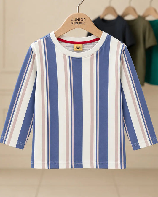 Kid's Stripes Style long Sleeves Shirt
