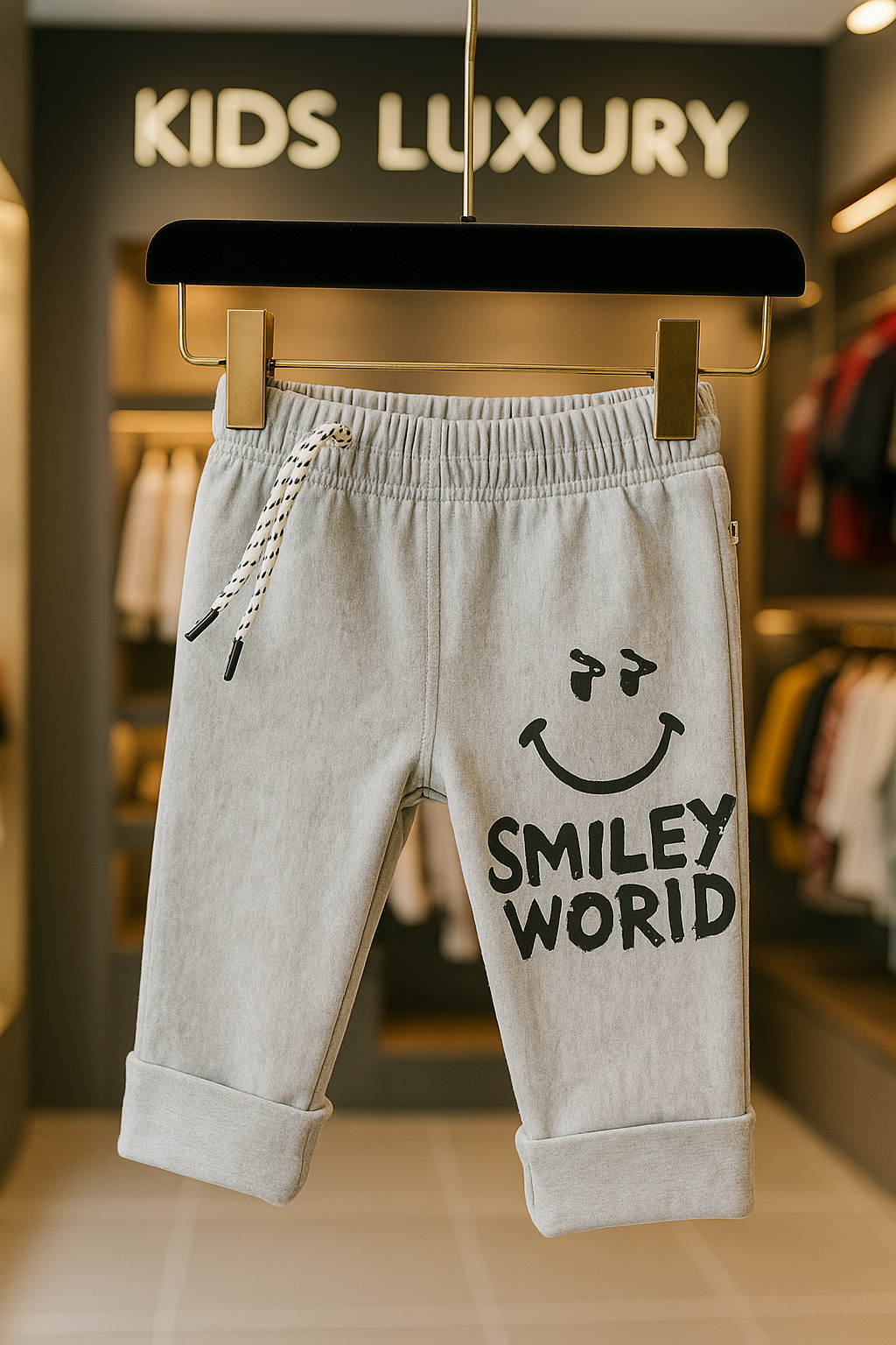 Junior Republic Smiley world Printed Fleece Winter Trouser - Rs. 499 SALE