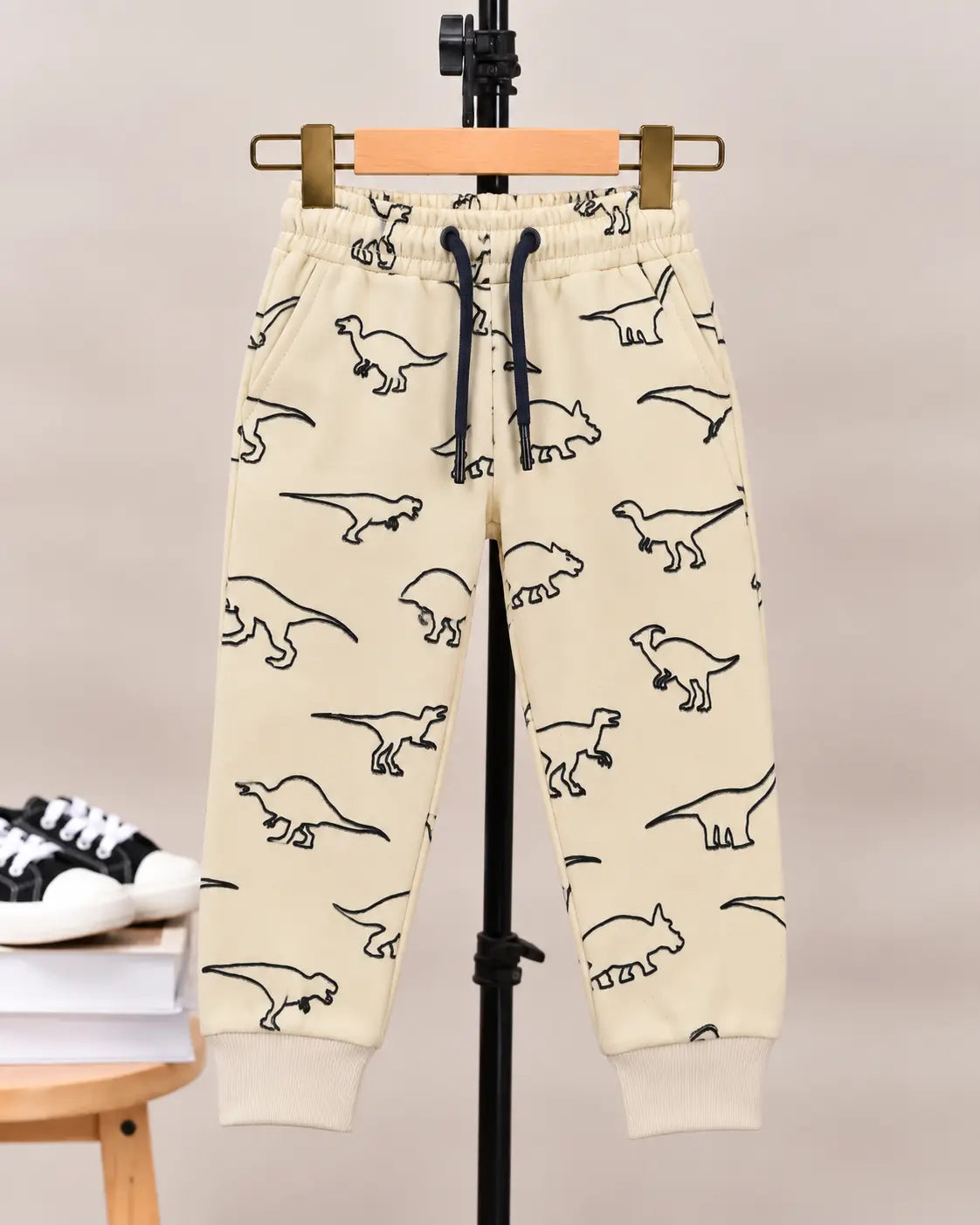 Junior Republic Dino all over Print Fleece Winter Trouser - TR 075