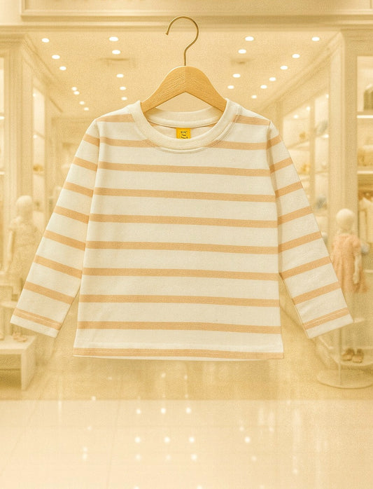 Junior Republic Cotton Jersey Stripes Style Long Sleeve Shirt - Rs. 399 SALE