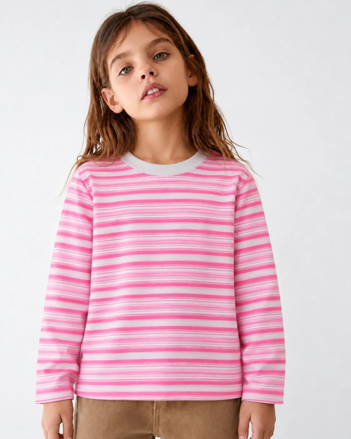Kid's Stripes Style long Sleeves Shirt