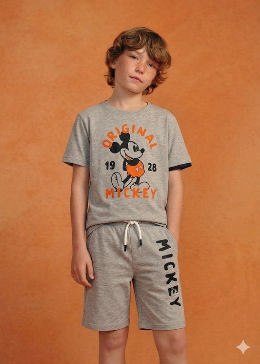 Junior    Republic Kid's Mickey Mouse Printed Twin Set