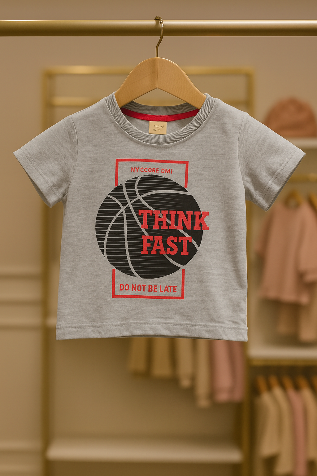 Junior                                                                            Republic Kid's Think Fast Printed Tee Shirt - Rs. 299 SALE