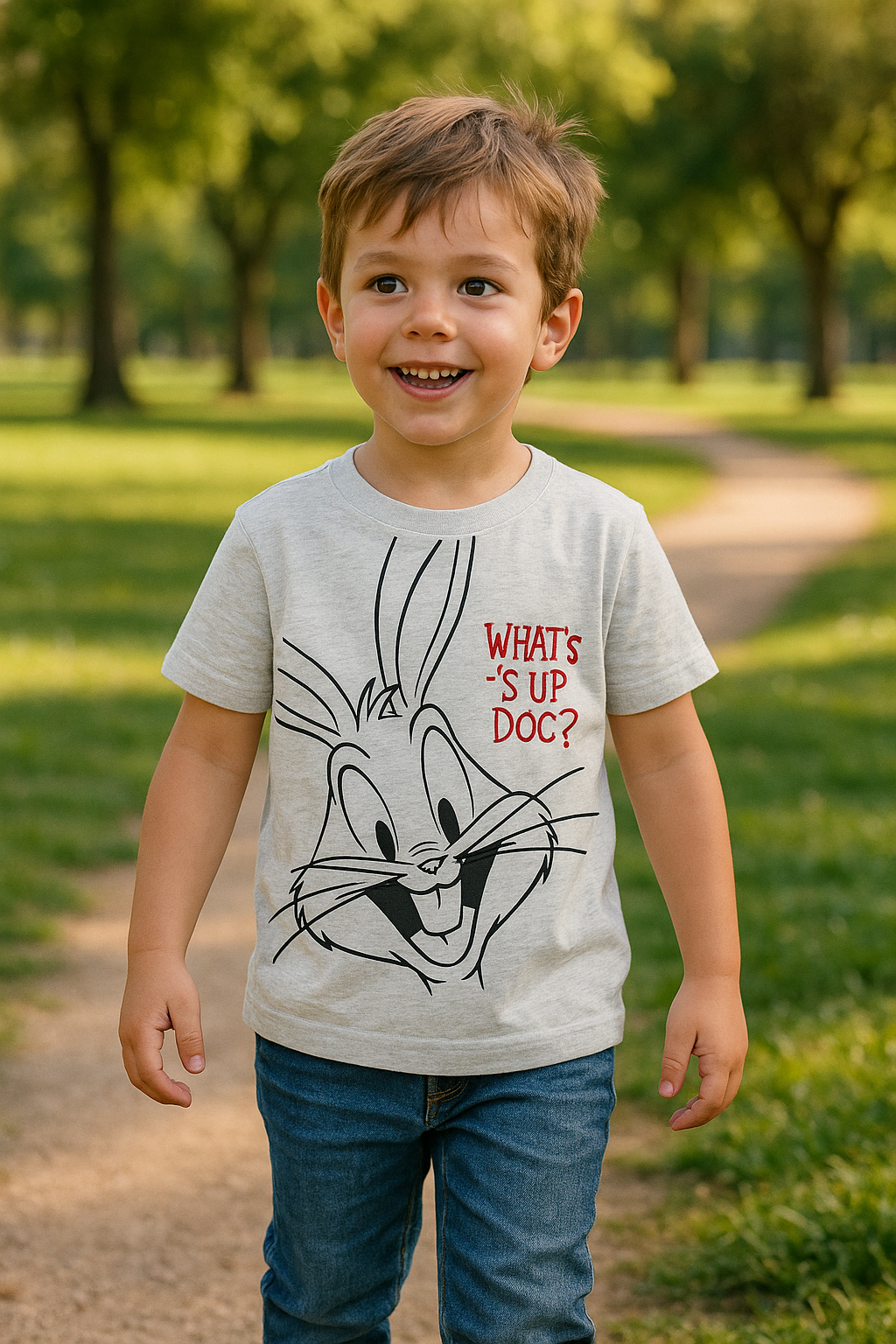Junior Republic Kid's what's up doc? Printed Tee Shirt - Rs. 299 SALE