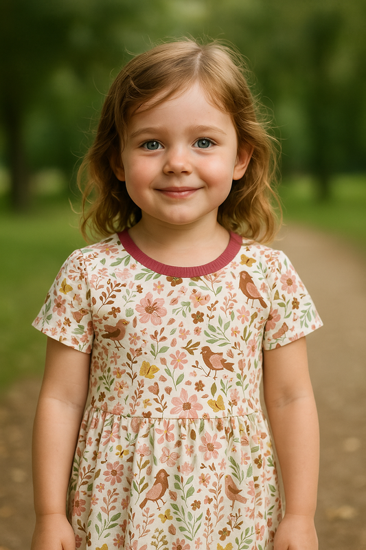 Junior  Republic Girls Printed Frock