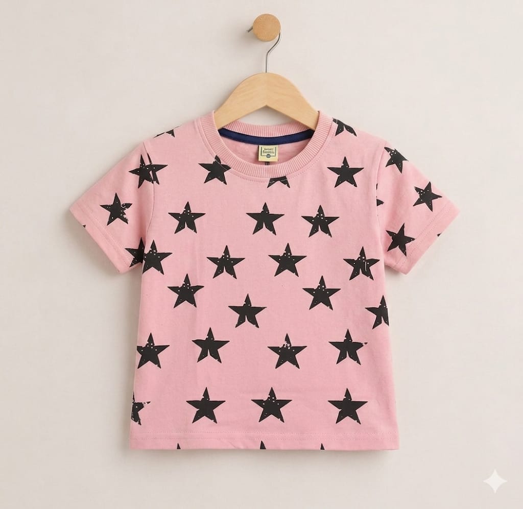 Junior Republic Kid's Star Printed Tee Shirt