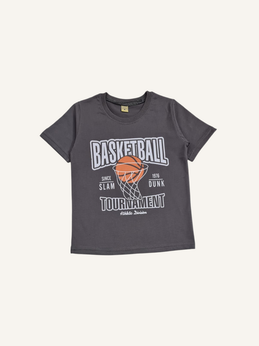 Junior Republic Kid's Basketball Printed Tee Shirt Rs. 299 SALE