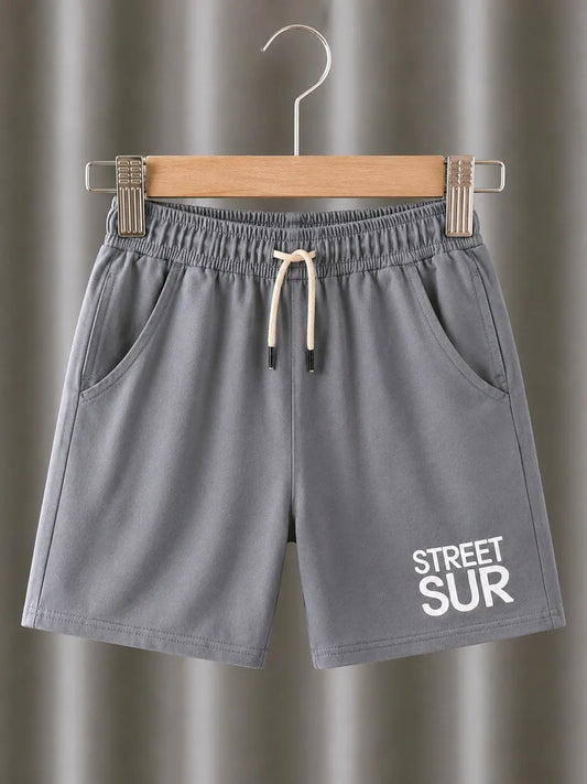 Junior Republic KID'S Street Surf Printed Summer Cotton Jersey Shorts