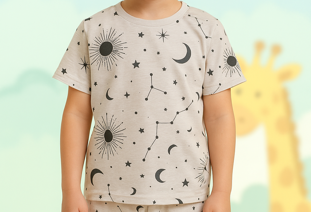 Junior Republic Kid's Moon Printed Tee Shirt - Rs. 299 SALE