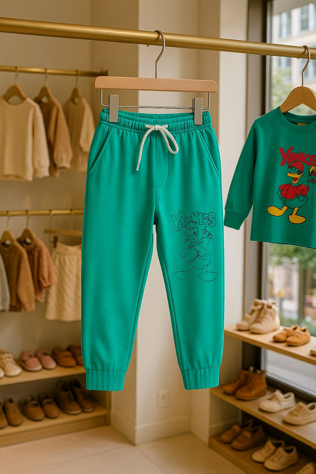 Junior Republic Cotton Jersey Mid Season Yankees Printed Trouser - Rs. 399 SALE
