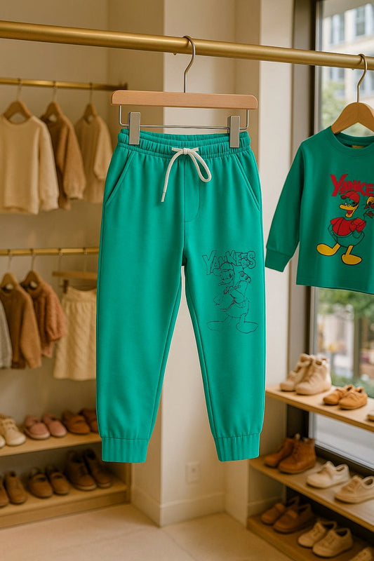 Junior Republic Cotton Jersey Mid Season Yankees Printed Trouser - Rs. 399 SALE
