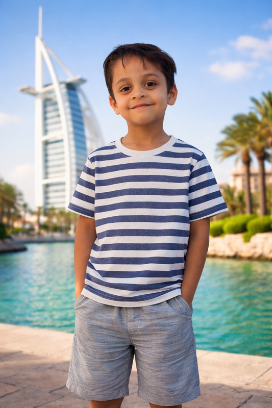 Junior Republic Kid's Stripes Style Tee Shirt