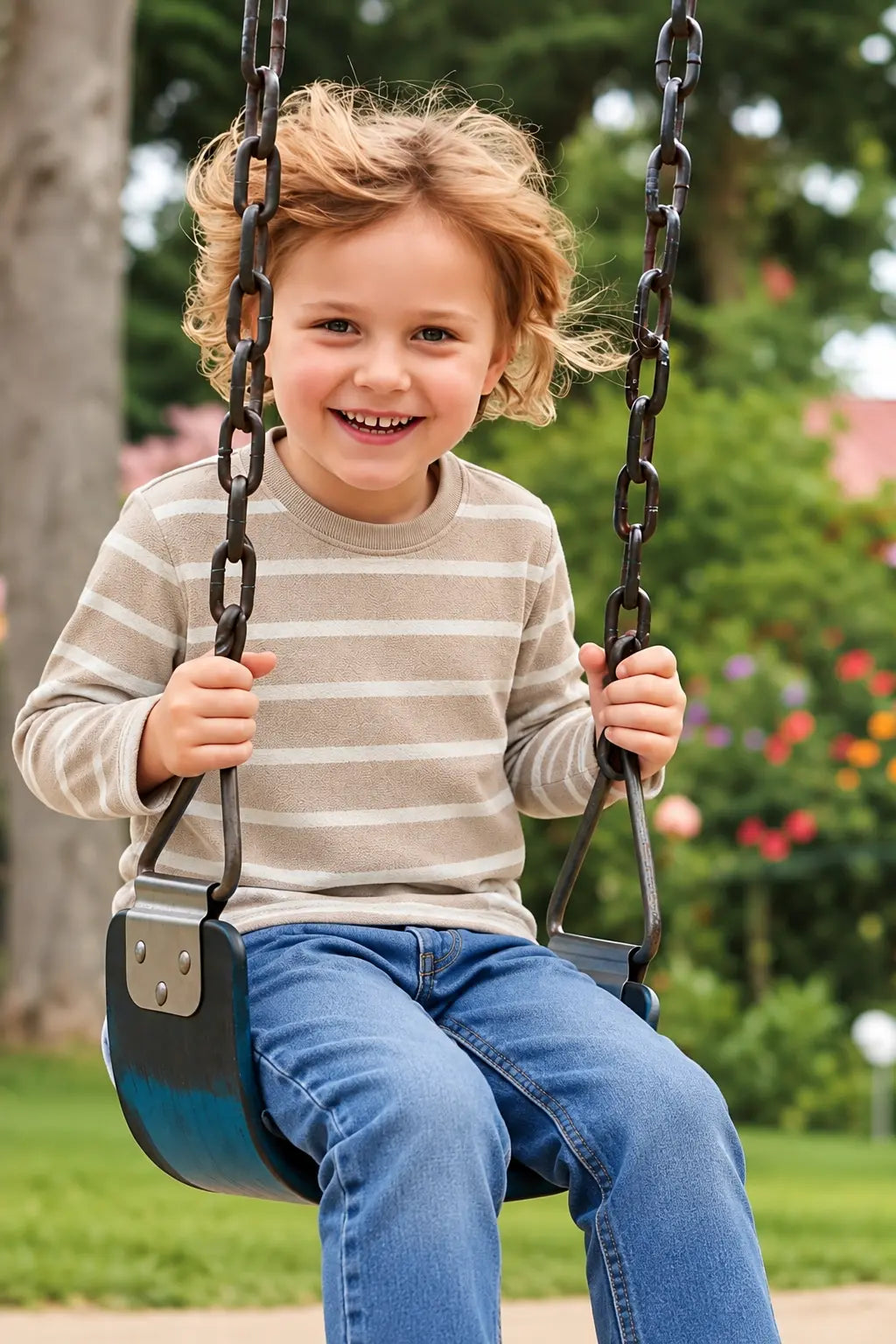Kid's Stripes Style long Sleeves Shirt