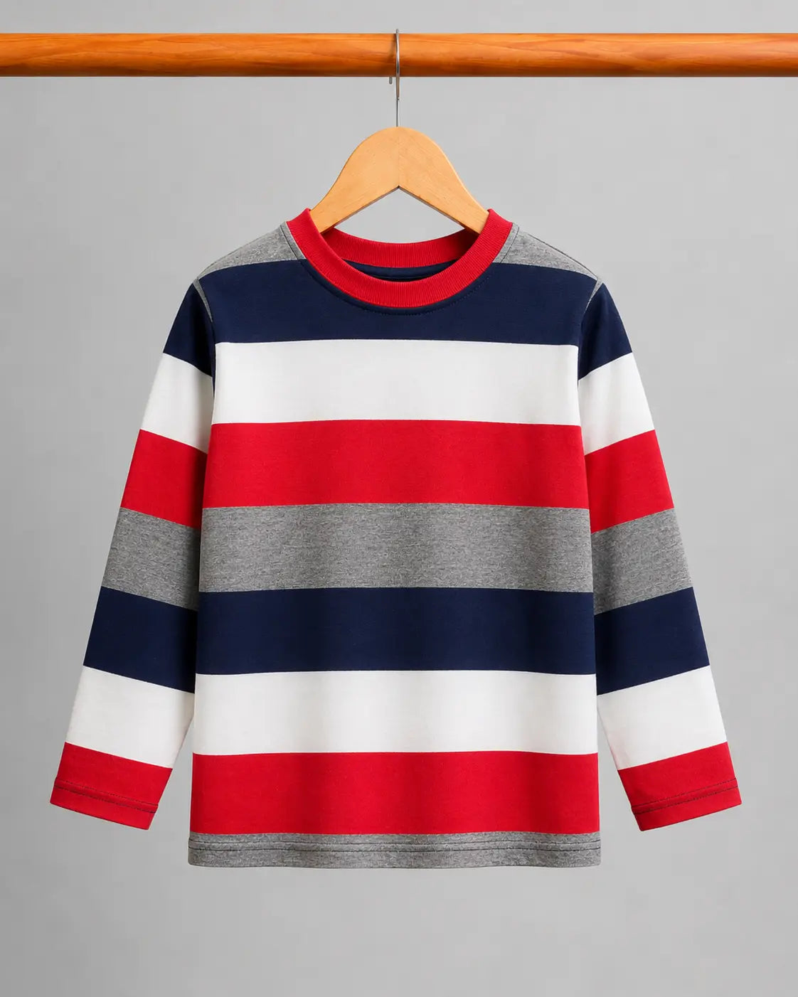 Kid's Stripes Style long Sleeves Shirt