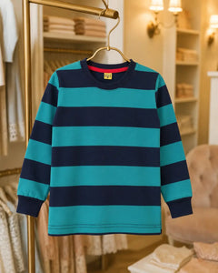 *Minor Fault* Kid's Stripes Style long Sleeves Shirt - LS-002
