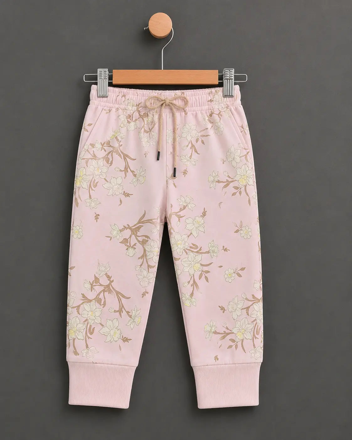 Junior Republic Kids Summer soft pink floral Printed Trouser