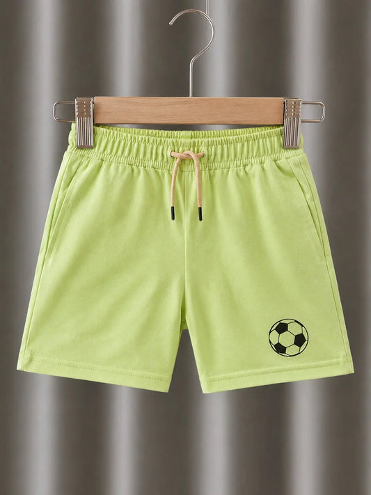 Junior Republic KID'S Goals Printed Summer Cotton Jersey Shorts