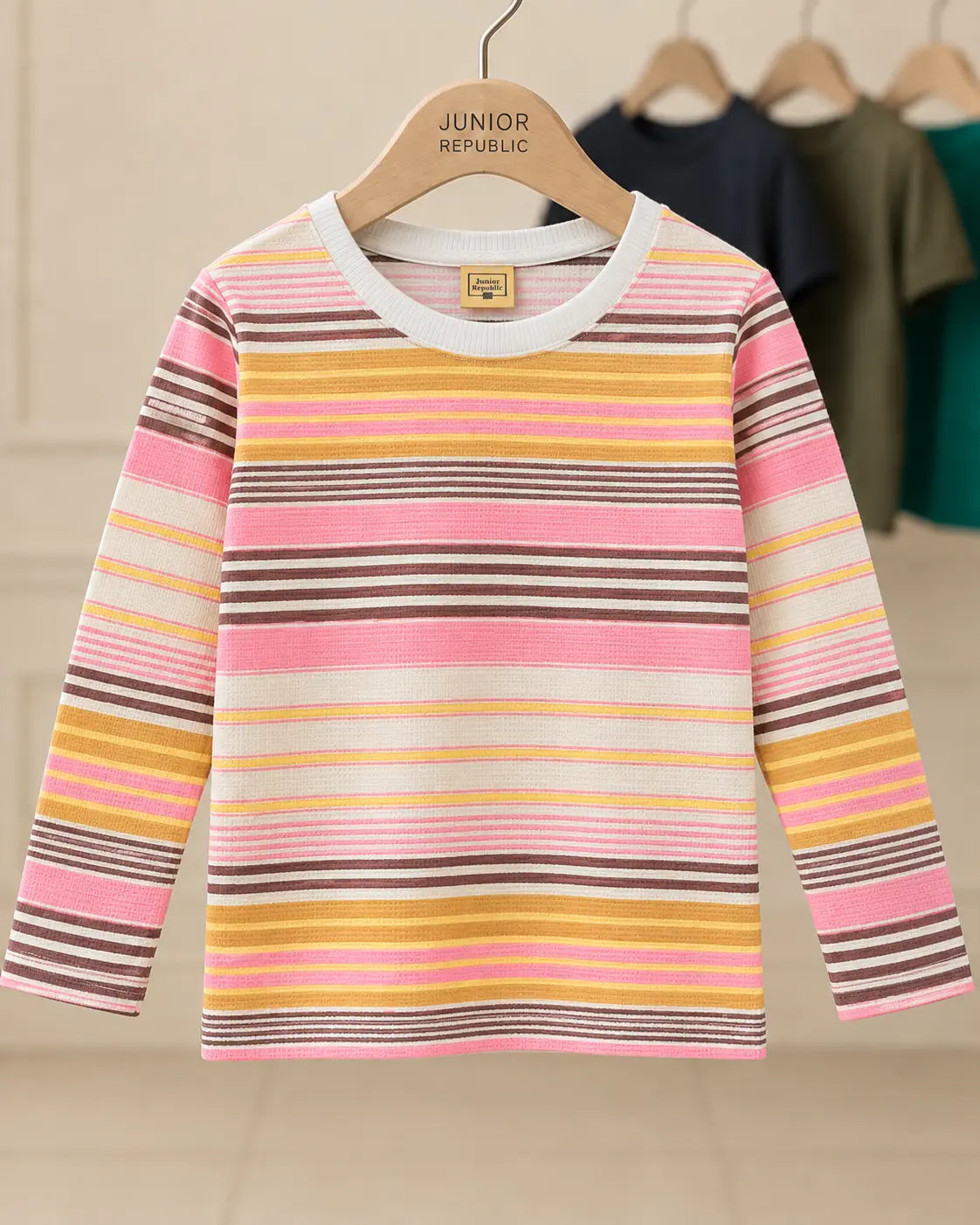 Kid's Stripes Style long Sleeves Shirt