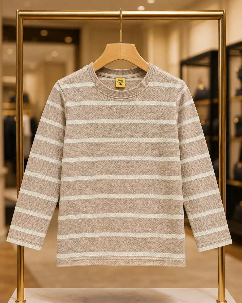 Kid's Stripes Style long Sleeves Shirt