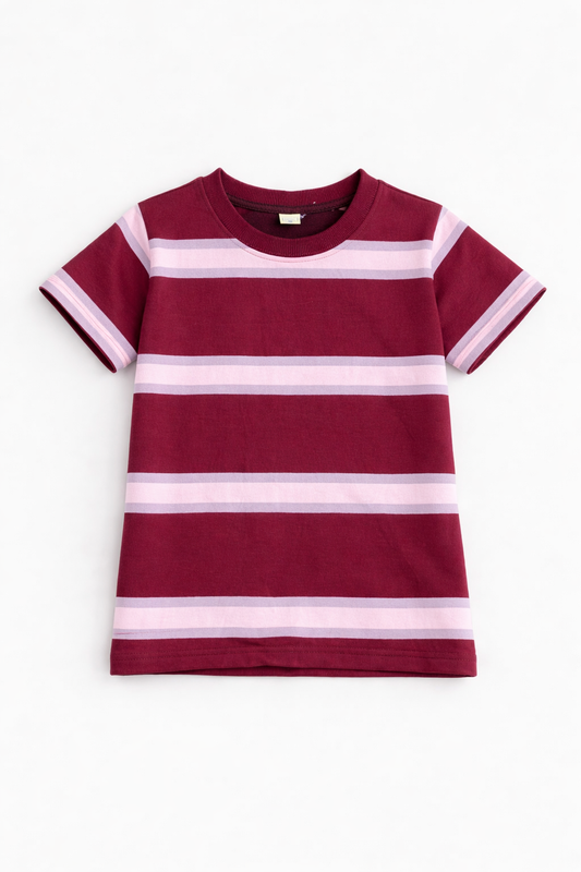 Junior  Republic Kid's Stripes Style Tee Shirt