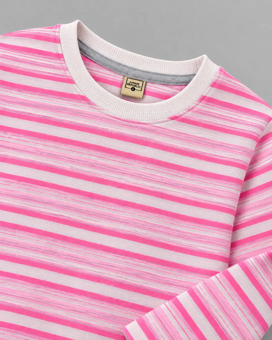 Kid's Stripes Style long Sleeves Shirt