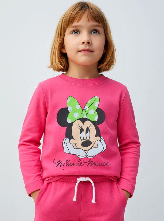 Junior Republic Cotton Jersey Minie Mouse Printed Long Sleeve Shirt - Rs. 499 SALE