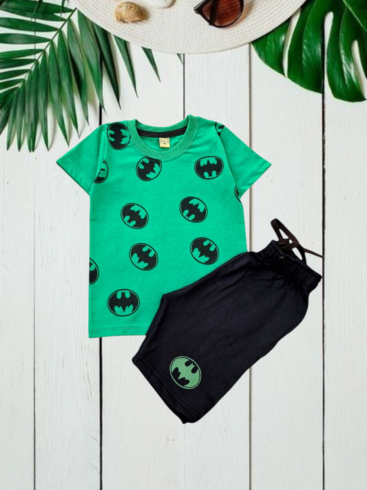 Junior    Republic Kid's Batman Printed Twin Set