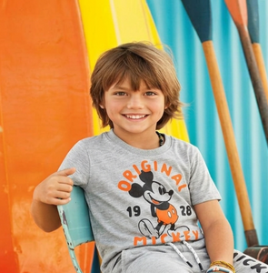 -Minor Fault- Junior Republic Kid's Mickey Printed Tee Shirt