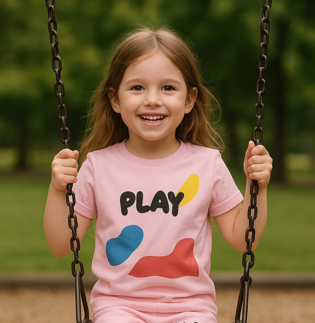 Junior Republic Kid's Play Printed Tee Shirt - MINOR FAULT