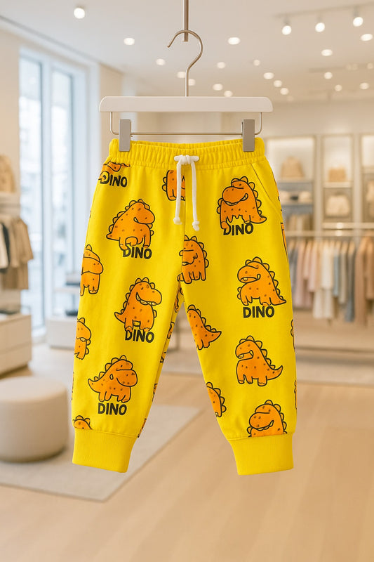 Junior Republic Cotton Jersey Mid Season Dino Printed Trouser - Rs. 399 SALE