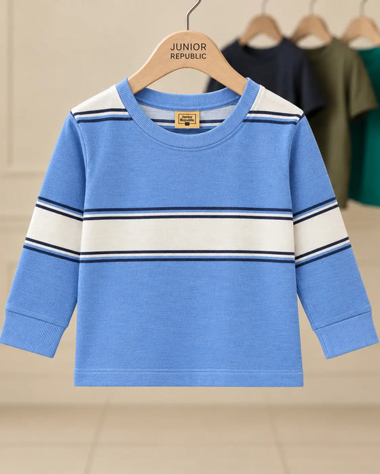 Kid's Stripes Style long Sleeves Shirt - LS-068