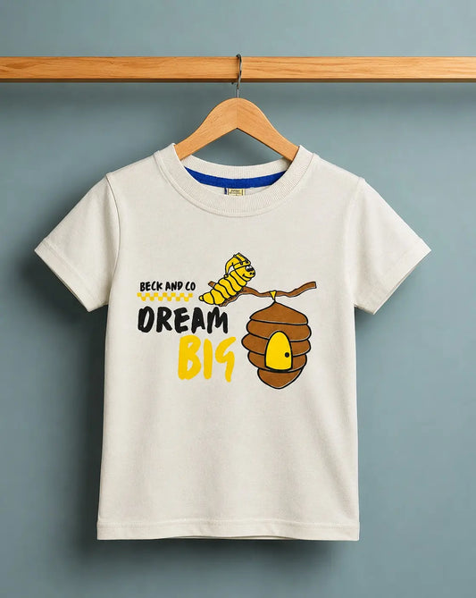 Junior Republic Kid's Dream Big Printed Tee Shirt