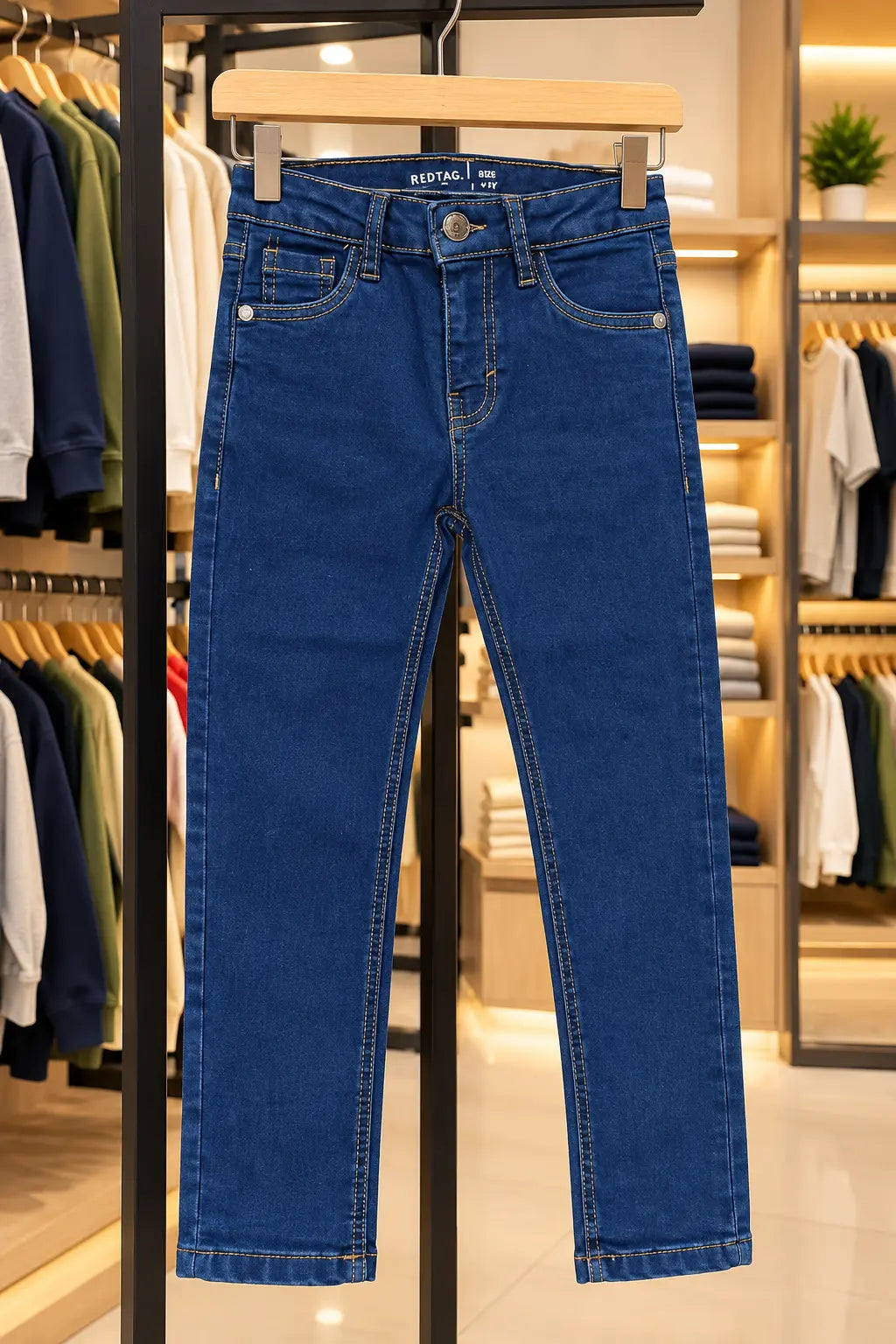 Branded Kids Dark Blue Denim Jeans Pant - DN-012