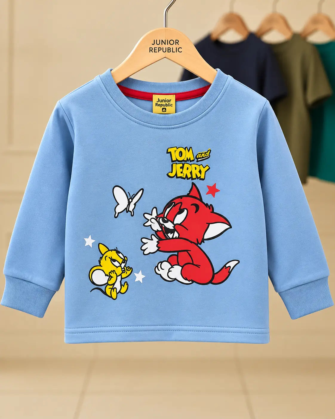 Kid's Tom & Jerry Printed long Sleeves Shirt - LS-145