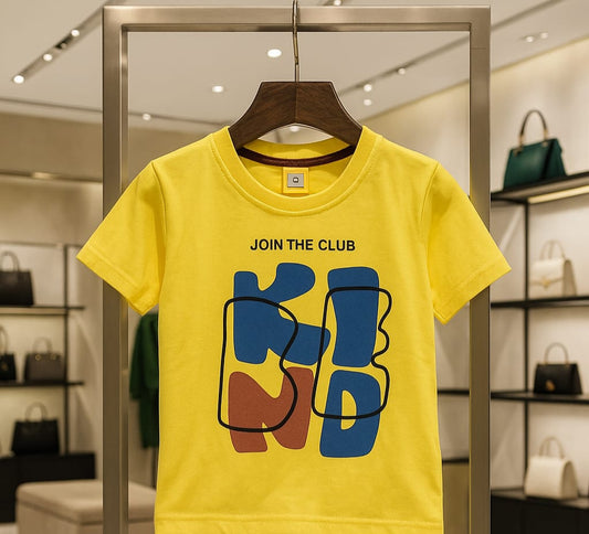 Junior Republic Kid's Be Kind Printed Tee Shirt - Rs. 299 SALE