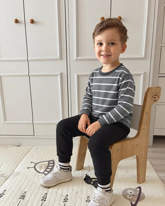 Kid's Stripes Style long Sleeves Shirt